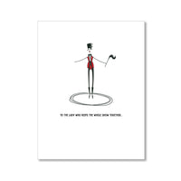 "RINGMASTER" MOTHER'S DAY CARD