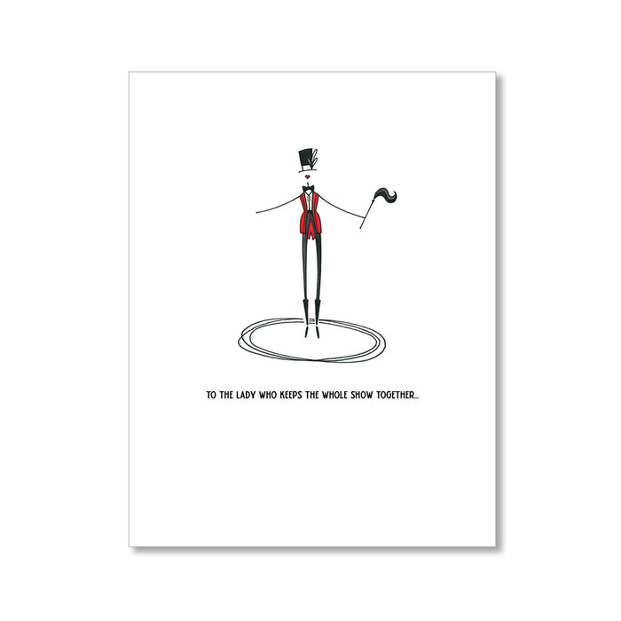 "RINGMASTER" MOTHER'S DAY CARD