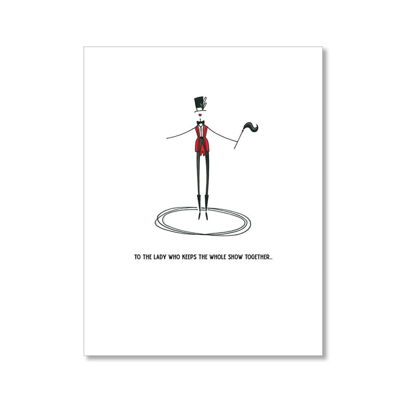 "RINGMASTER" MOTHER'S DAY CARD
