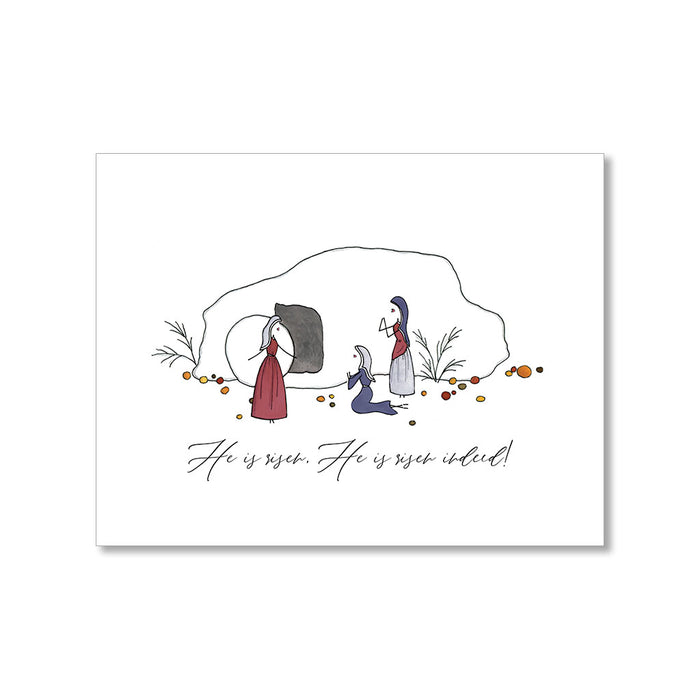 "HE IS RISEN" EASTER CARD