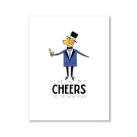 "FESTIVE CHARLIE" NEW YEAR CARD