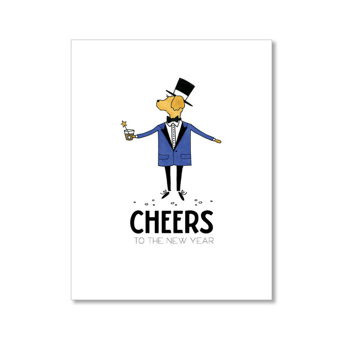 "FESTIVE CHARLIE" NEW YEAR CARD