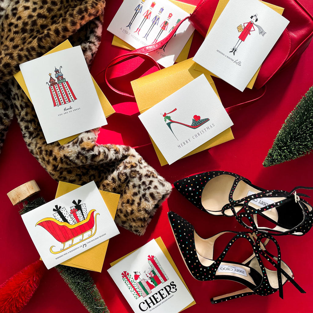 "HOLIDAY HEEL" HOLIDAY CARD