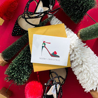 "HOLIDAY HEEL" HOLIDAY CARD