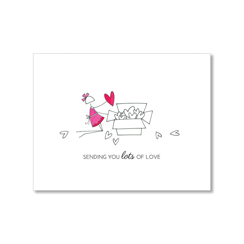 "SENDING LOVE" LOVE CARD