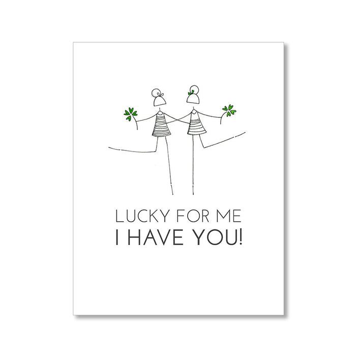 "LUCKY ME" FRIENDSHIP CARD