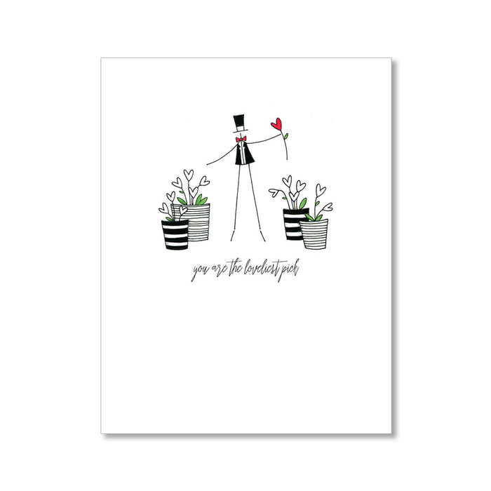 "LOVELIEST PICK" LOVE CARD