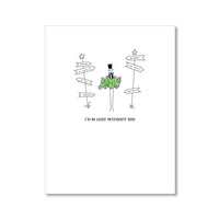 "LOST" FRIENDSHIP CARD