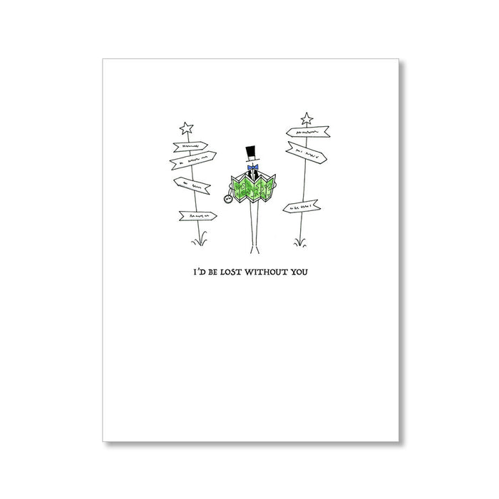 "LOST" FRIENDSHIP CARD