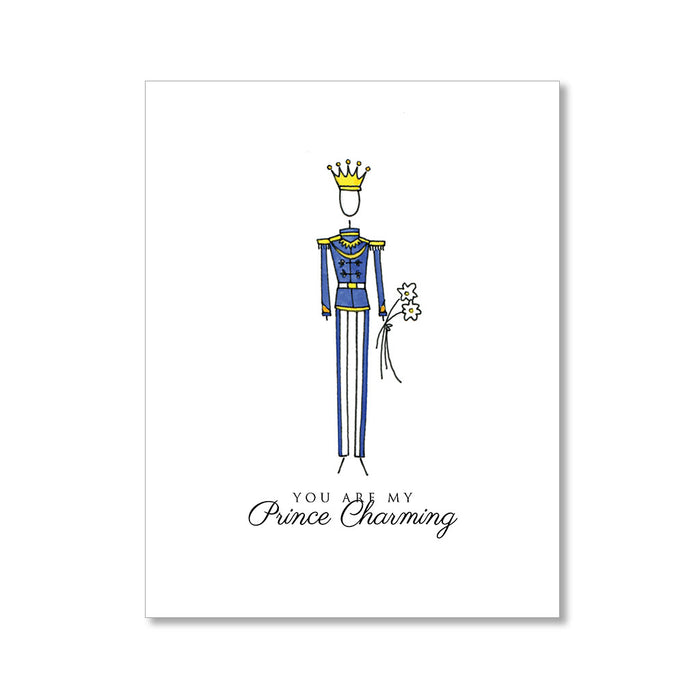 "PRINCE CHARMING" LOVE CARD