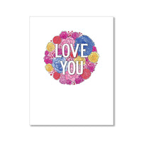 "LOVE YOU" LOVE CARD