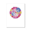 "LOVE YOU" LOVE CARD