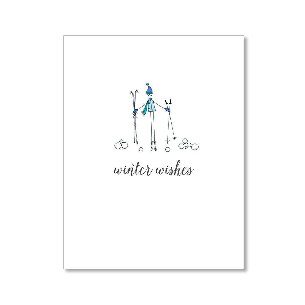 "WINTER WISHES" ANYTIME CARD