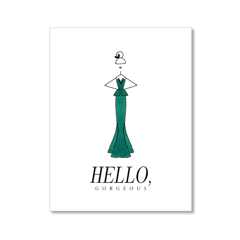"THE GREEN DRESS" ANYTIME CARD