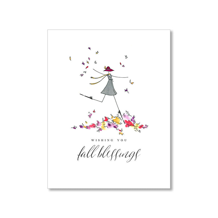 "FALL BLESSINGS" ANYTIME CARD
