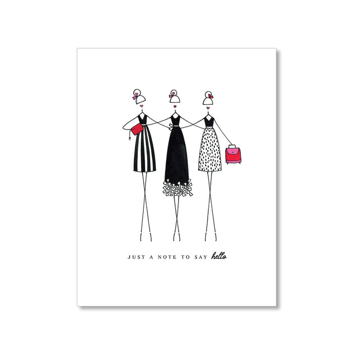 LO in LONDON STYLE BLANK CARDS