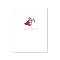 LO in LONDON KIDDO BLANK CARDS