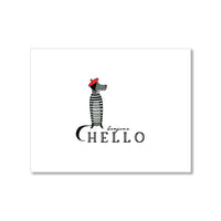 "THE STRIPED SHIRT" ANYTIME CARD