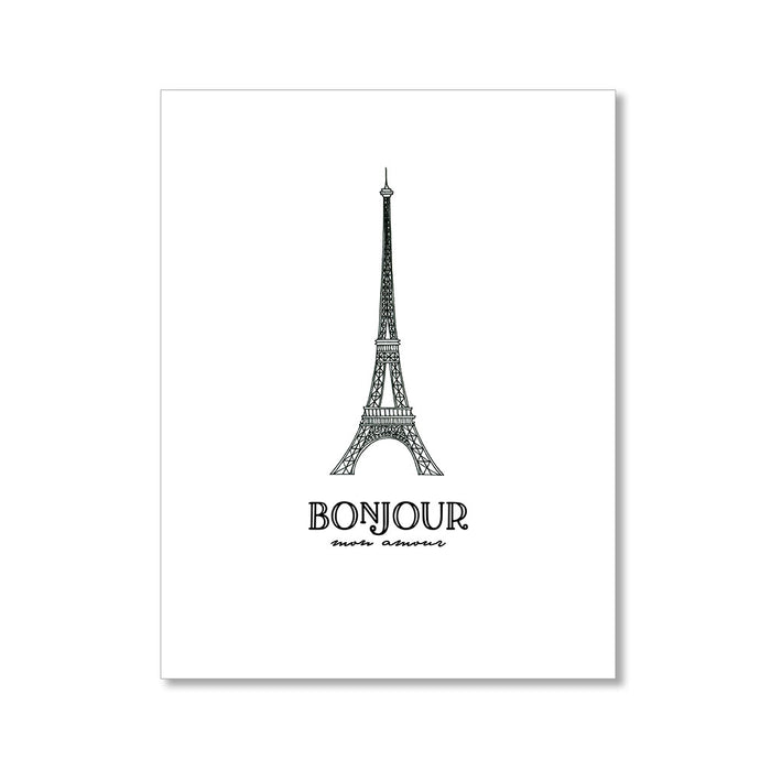 "BONJOUR MON AMOUR" ANYTIME CARD