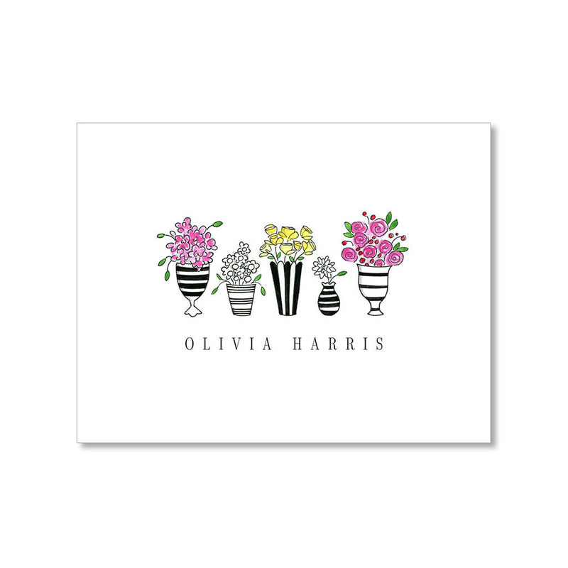 "FLORALS" PERSONALIZED STATIONERY