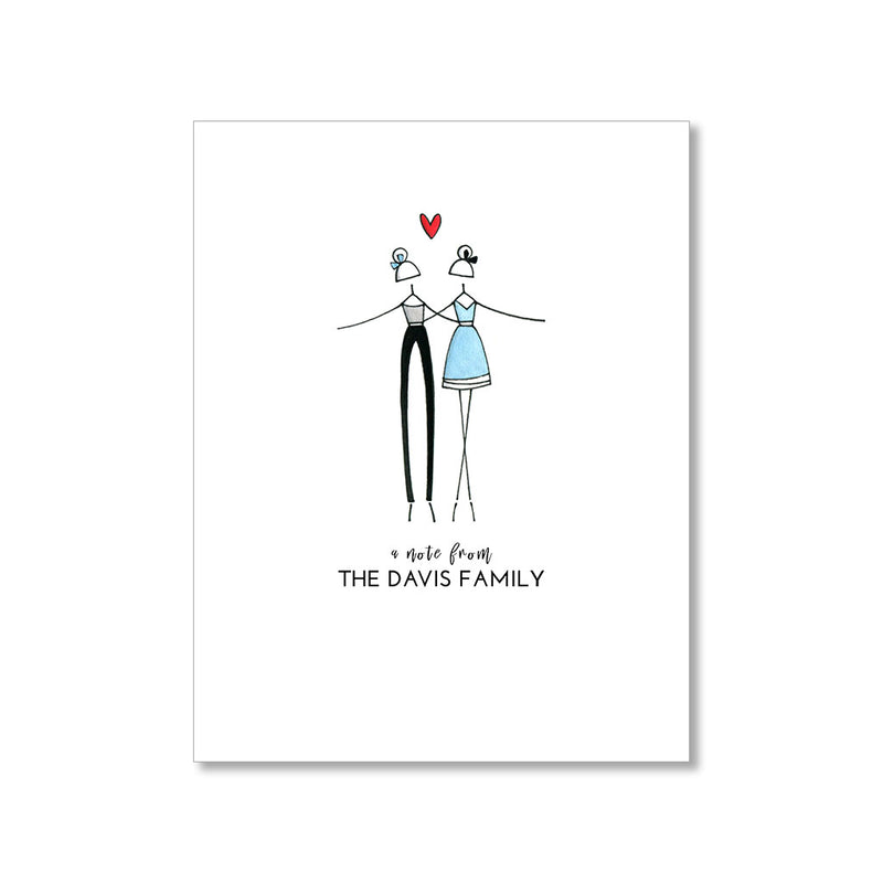 "FULL OF LOVE" PERSONALIZED STATIONERY