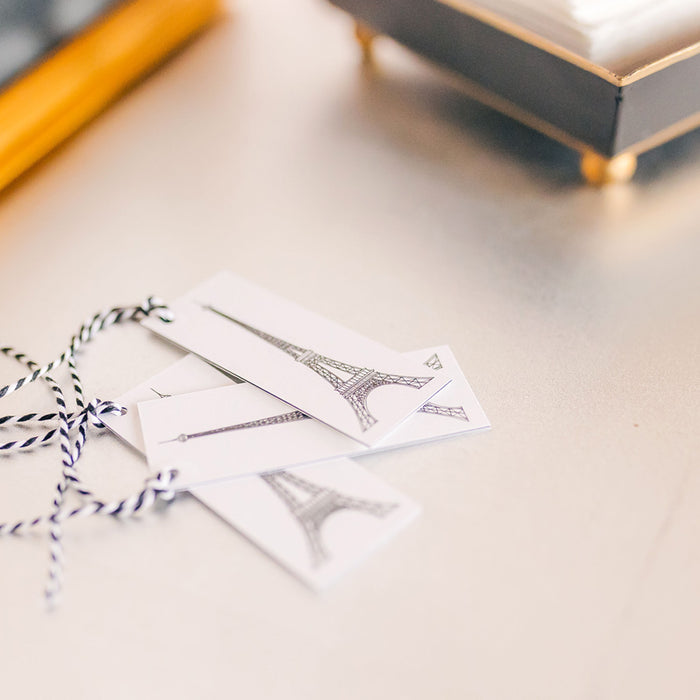 "EIFFEL TOWER" GIFT TAGS
