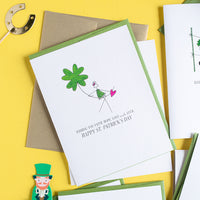 "CLOVER" ST. PATRICK'S DAY CARD
