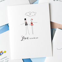"IN THE AIR" LOVE CARD