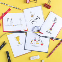 "CROQUET" BLANK CARD