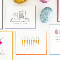 "CARROTS" EASTER CARD
