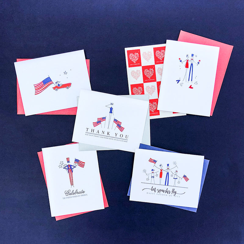 "SPARKS" FOURTH OF JULY CARD