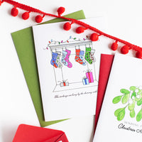 "STOCKINGS" HOLIDAY CARD