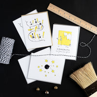 "NEW SPACE" CONGRATULATIONS CARD