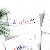 "IN THE SNOW" BLANK CARD