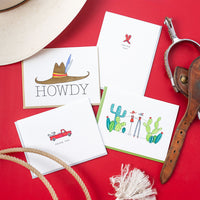 "COWBOYS & CACTI" BLANK CARD