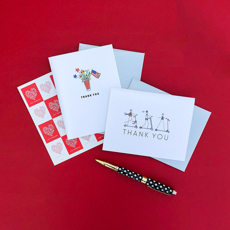 "SCOOTERS" THANK YOU CARD