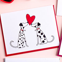 "DALMATIAN" LOVE CARD