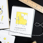 "NEW SPACE" CONGRATULATIONS CARD