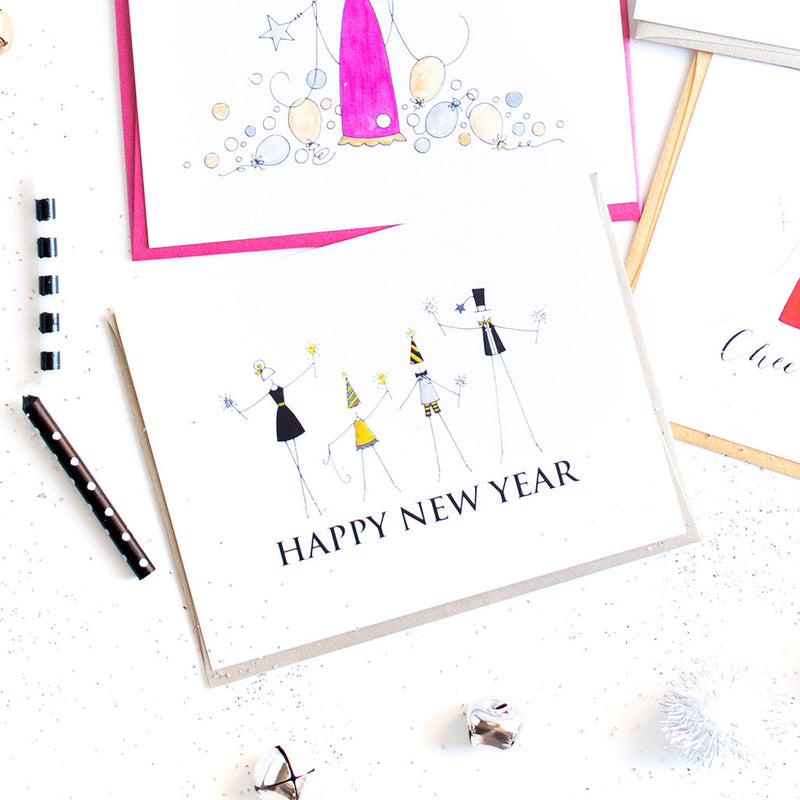 "SPARKLERS" NEW YEAR CARD