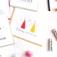 "CHEERS" NEW YEAR CARD