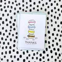 "MACARON" THANK YOU CARD