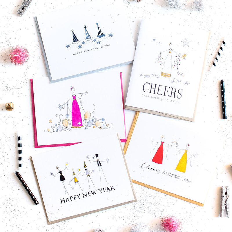"SPARKLERS" NEW YEAR CARD