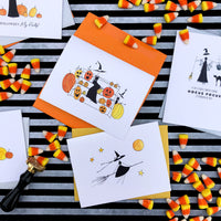 "THE FRIENDLY WITCH" HALLOWEEN CARD