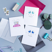 "WHIMSICAL CRIB" THANK YOU CARD