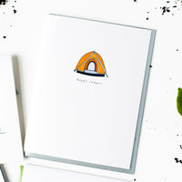 "HAPPY CAMPER" CARD