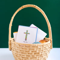 "FLORAL CROSS" EASTER CARD
