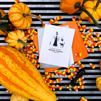 "HOCUS POCUS" HALLOWEEN CARD