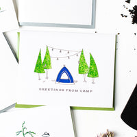 "UNDER THE TREES" CAMP CARD