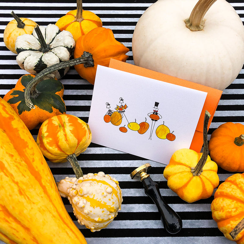 "PUMPKIN PATCH" HALLOWEEN CARD