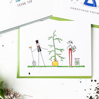 "PLANTING" BLANK CARD